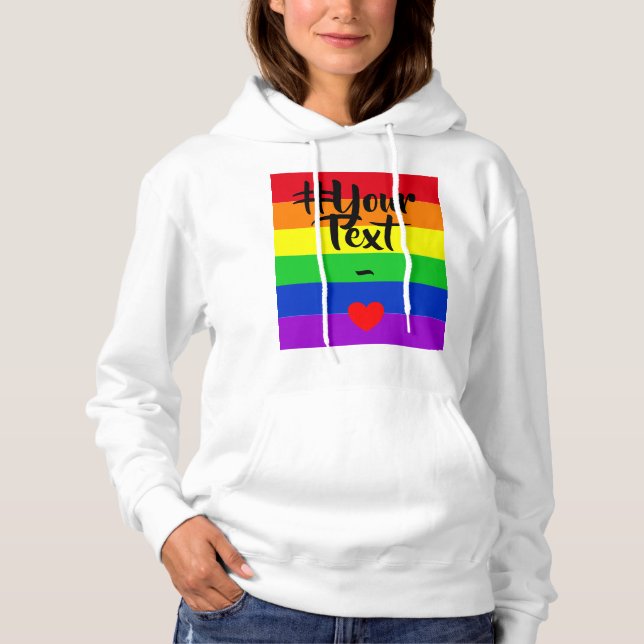 Pull À Capuche #LGBT #love #pride #gay #lesbiennes #freedom #para (Devant)