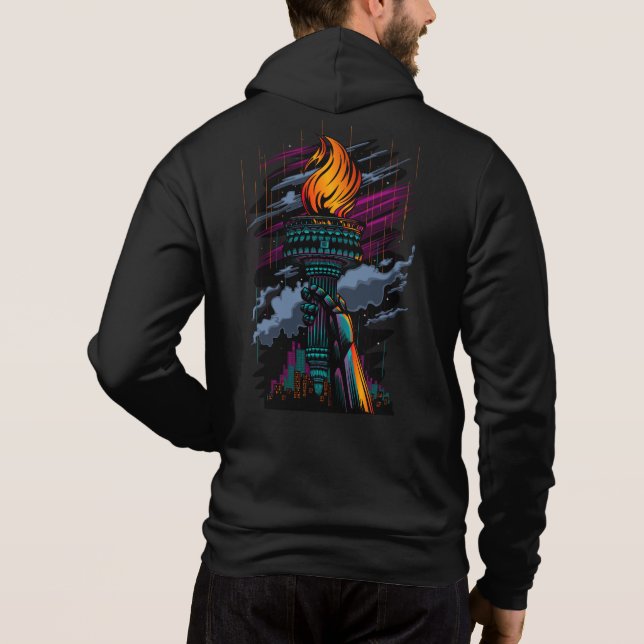 Pull À Capuche Liberté (Dos)