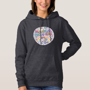 Pull À Capuche Licorne Dans Mon Ère Maman Magique T-shirt Drôle G