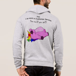 Pull À Capuche Licorne du service client