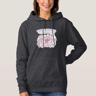 Pull À Capuche Licorne Forest Forager Licorne Conception Graphiqu