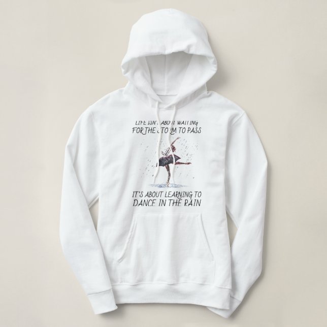 Pull À Capuche LIfe n'a rien à voir avec l'attente  (Design devant)
