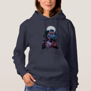 Pull À Capuche Ligue de Justice N°12 Wonder Woman & Superman Kiss