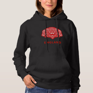 Pull À Capuche Lion à tête trois patriotique Angleterre
