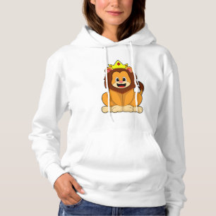 Pull À Capuche Lion avec couronne