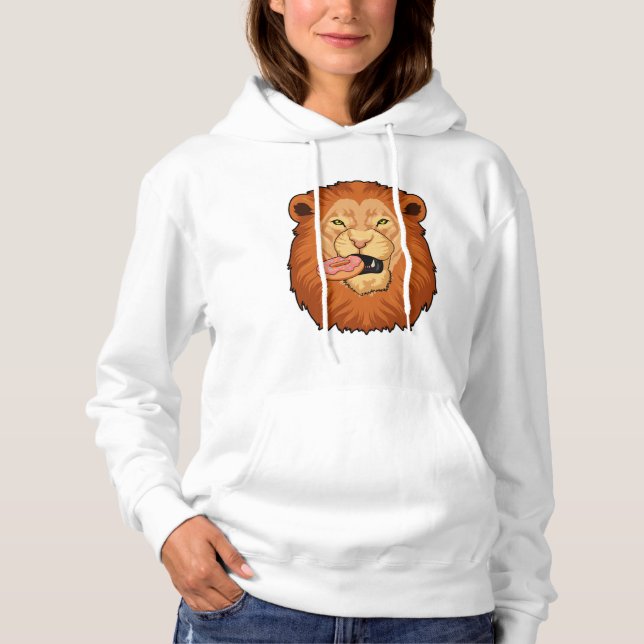 Pull À Capuche Lion avec Donut (Devant)