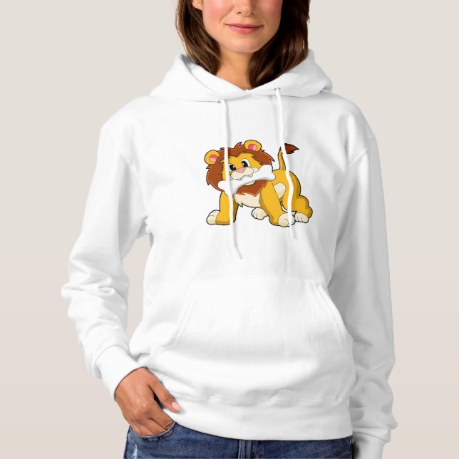 Pull À Capuche Lion avec os (Devant)