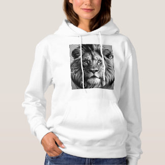 Pull À Capuche Lion le T-shirt roi