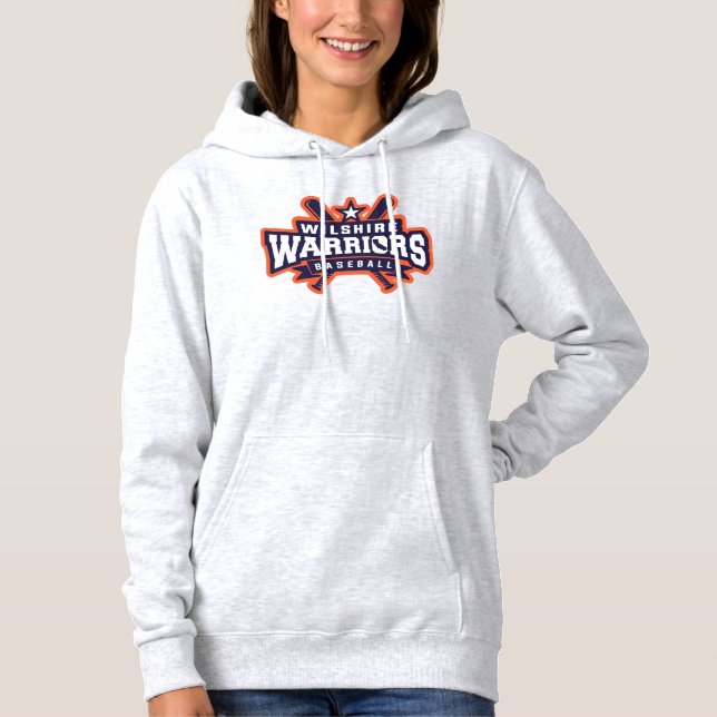 Pull À Capuche Logo de la Ligue de baseball Wilshire Warriors (Devant)
