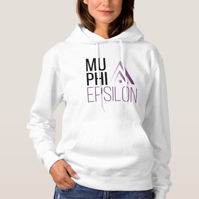 Pull À Capuche Logo de Mu Phi Epsilon (Devant)