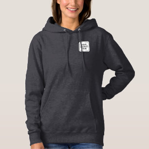 Pull À Capuche Logo d'entreprise minimaliste