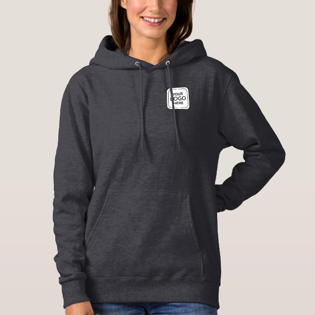 Pull À Capuche Logo d'entreprise minimaliste (Devant)