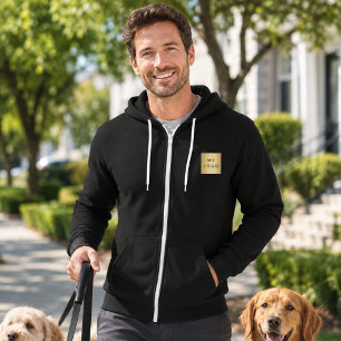 Pull À Capuche Logo d'entreprise promeneurs de chiens professionn