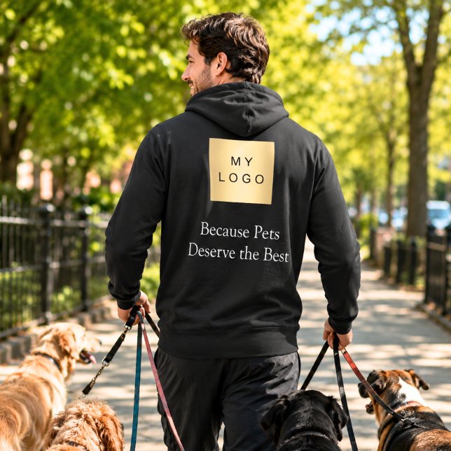 Pull À Capuche Logo d'entreprise Vêtements de travail pour promen (Créateur téléchargé)