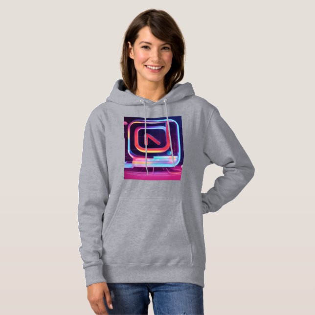 Pull À Capuche Logo Fierce pour canal d'information sur Tik-Tok (Devant entier)
