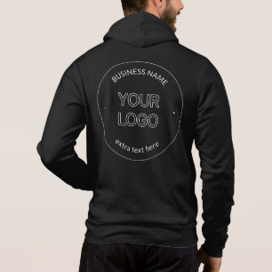 Pull À Capuche Logo modifiable et remplacement du nom de l'entrep