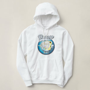 Pull À Capuche Logo rétro vintage Bali