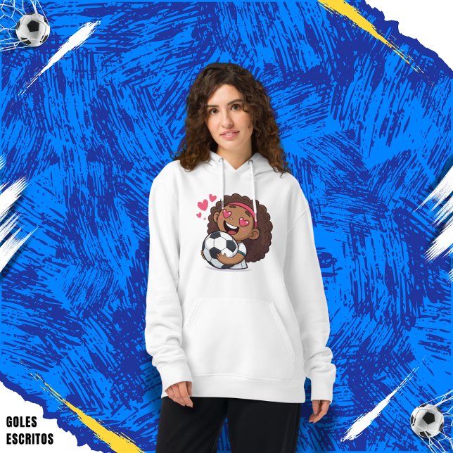 Pull À Capuche Love for soccer kawaii anime design (Créateur téléchargé)
