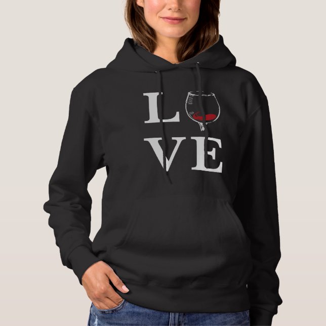 Pull À Capuche Love Wine 11 (Devant)