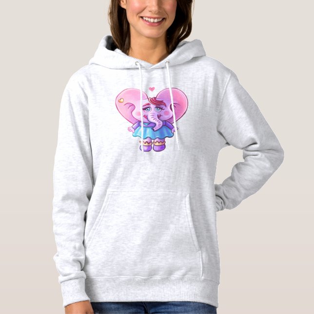 Pull À Capuche Lovely Elephant Fila (Devant)