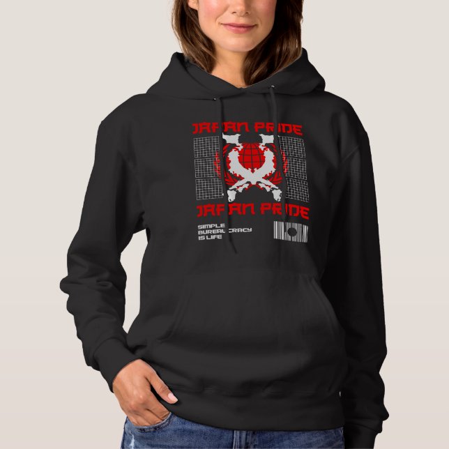 Pull À Capuche Lover culturel japonais (Devant)