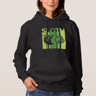 Pull À Capuche Lucky Sloth St Patrick S Day Irlandais Vintage Ret