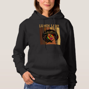 Pull À Capuche Lunch Lady Afro Africaine Américaine Femmes Histo