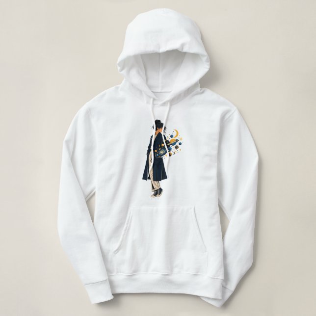 Pull À Capuche L'Univers de Poche (Design devant)