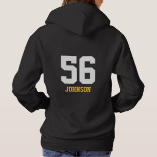 Pull À Capuche LYFL 01   Logo de lassen blanc personnalisé pour f