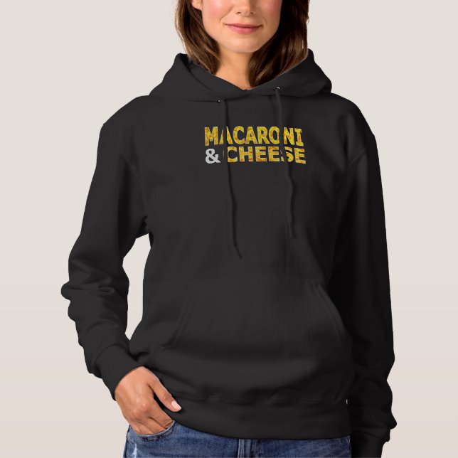 Pull À Capuche Macaroni Et Fromage (Devant)