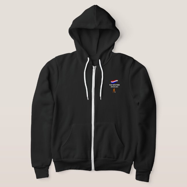 Pull À Capuche Maillot Fierté Footballeuse Néerlandaise 2026 (Poser)