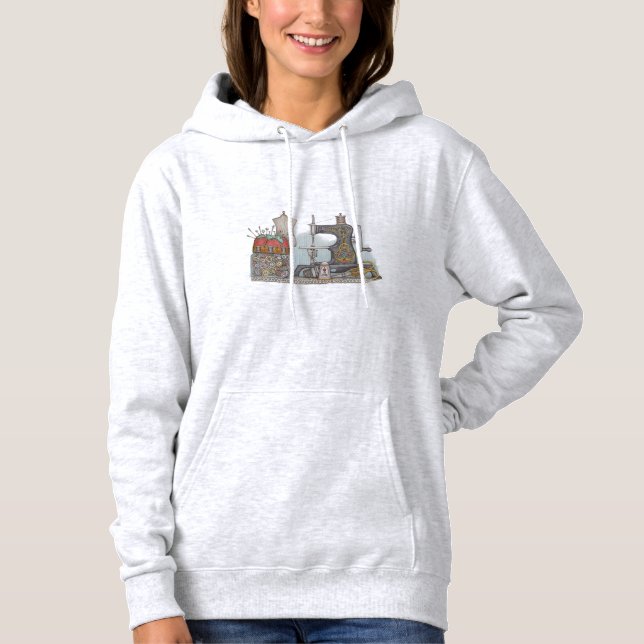 Pull À Capuche Main Powered Sewing (Devant)