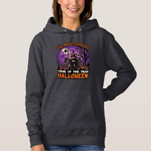 Pull À Capuche Maison hantée de Halloween la plus effrayante Sorc