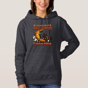 Pull À Capuche Maison Hantée Halloween Boo Tiful Croissant de Lun