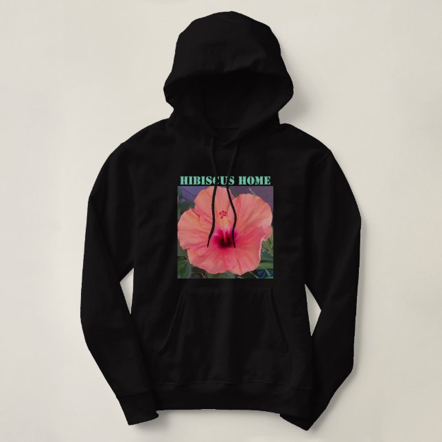 PULL À CAPUCHE MAISON HIBISCUS (Design devant)