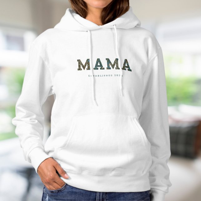 Pull À Capuche Mama année customisée - légère tendance (Créateur téléchargé)