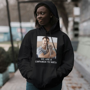 Pull À Capuche Maman Chat Noir Blanc Citation Famille Photo de Ch