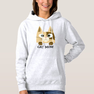 Pull À Capuche Maman de chat mignonne