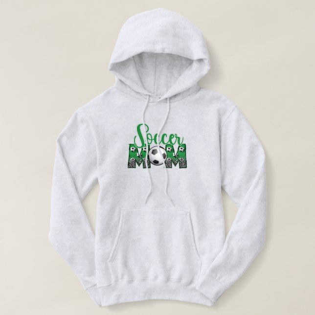 Pull À Capuche maman footballeuse (Design devant)