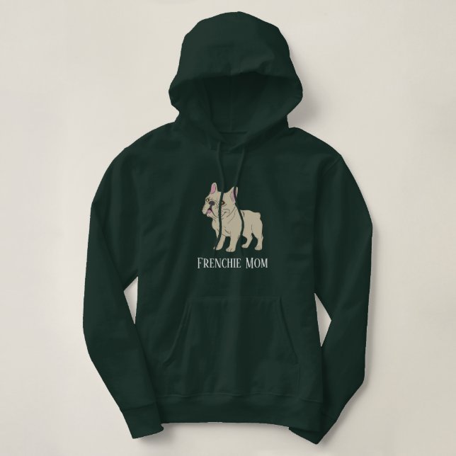 Pull À Capuche Maman Frenchie (Design devant)