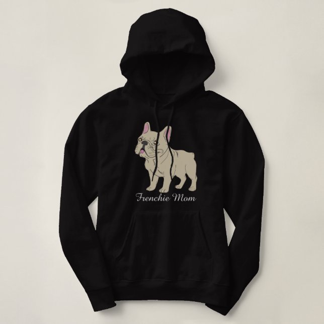 Pull À Capuche Maman Frenchie (Design devant)