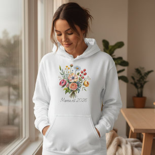 Pull À Capuche Maman Goose Est Style Féminin Doux