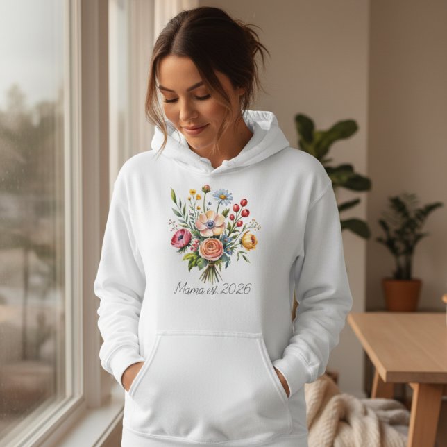 Pull À Capuche Maman Goose Est Style Féminin Doux (Créateur téléchargé)