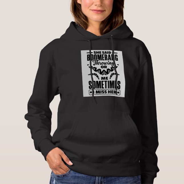 Pull À Capuche Manger Sommeil Boomerang Répéter Lanceur de Boomer (Devant)