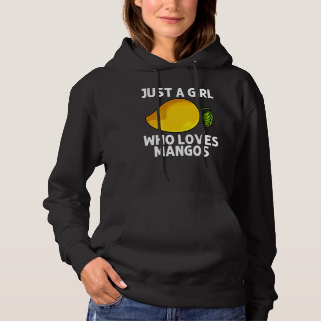 Pull À Capuche Mangue Cool Pour Filles Enfants Mangues Fruit  Man (Devant)
