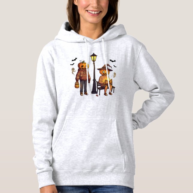 Pull À Capuche Manteau à capuche Pumpkin Pals – Rue d'Halloween e (Devant)
