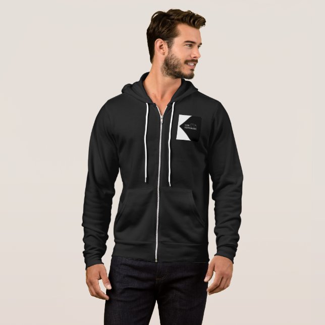 Pull À Capuche Mariage élégant Ajouter une photographie personnal (Devant entier)