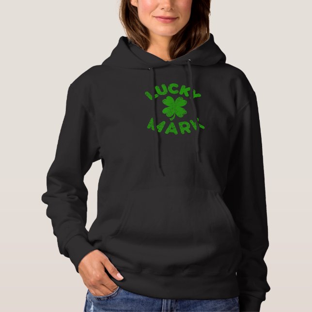 Pull À Capuche Mark Irish Family St Patrick S Day Lucky Mark (Devant)