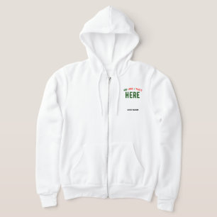 PULL À CAPUCHE MARQUE BLANCHE MODERNE ET PERSONNALISABLE VÉRIFIÉE