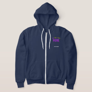 PULL À CAPUCHE MARQUE MODERNE MODERNE BLEUE VÉRIFIÉE